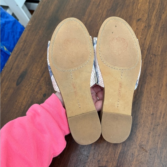 Vince Camuto Leather Haydan Snake Slide Sandals Size 6M - Picture 5 of 6